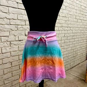Soft terry cloth skirt